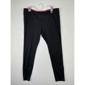 Umbro Women's XL Low Rise Black Leggings (30x27)